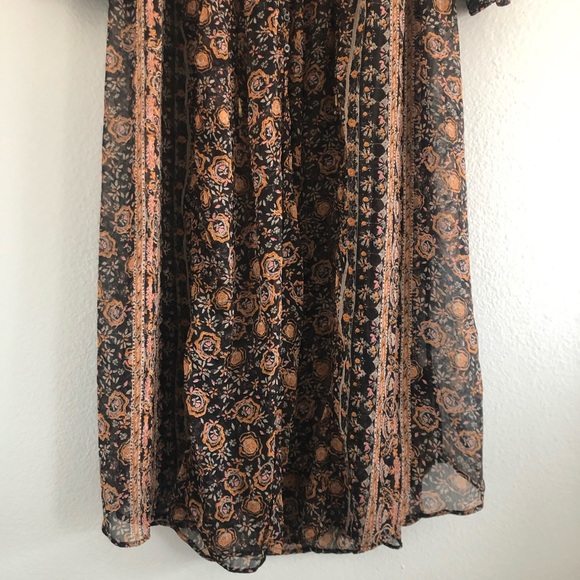 SOLD✨FREE PEOPLE Free Flowing Print Maxi Tunic Dress - Picture 8 of 11